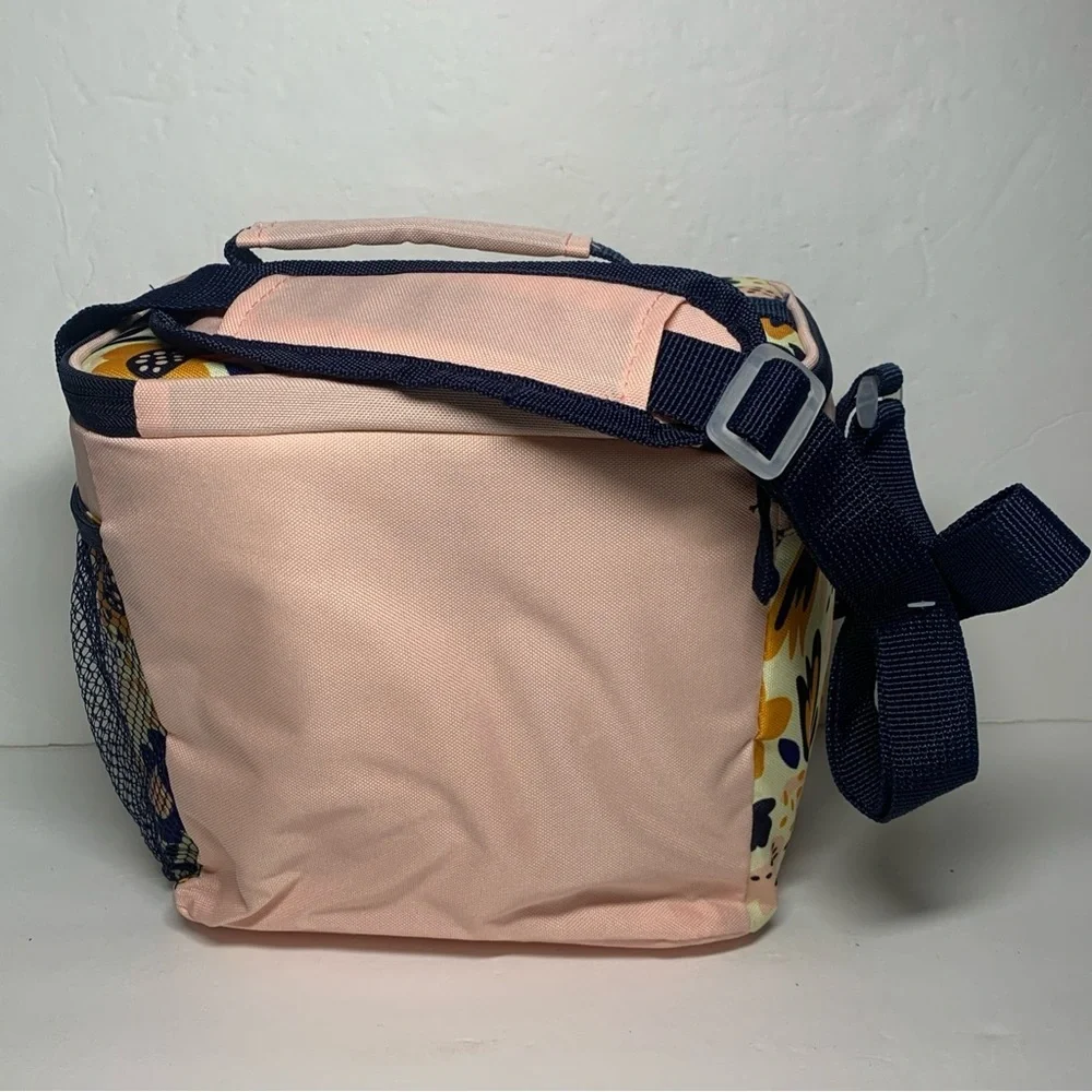 Igloo Lunch Cooler 9 Can Square Bag Retro Floral New
